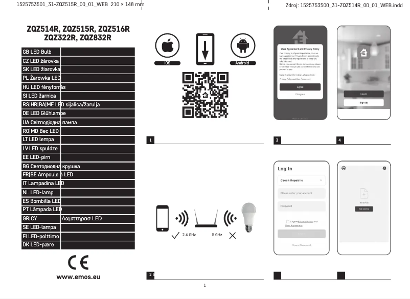 Página nº 1 - Manual de usuario Emos ZQZ515R