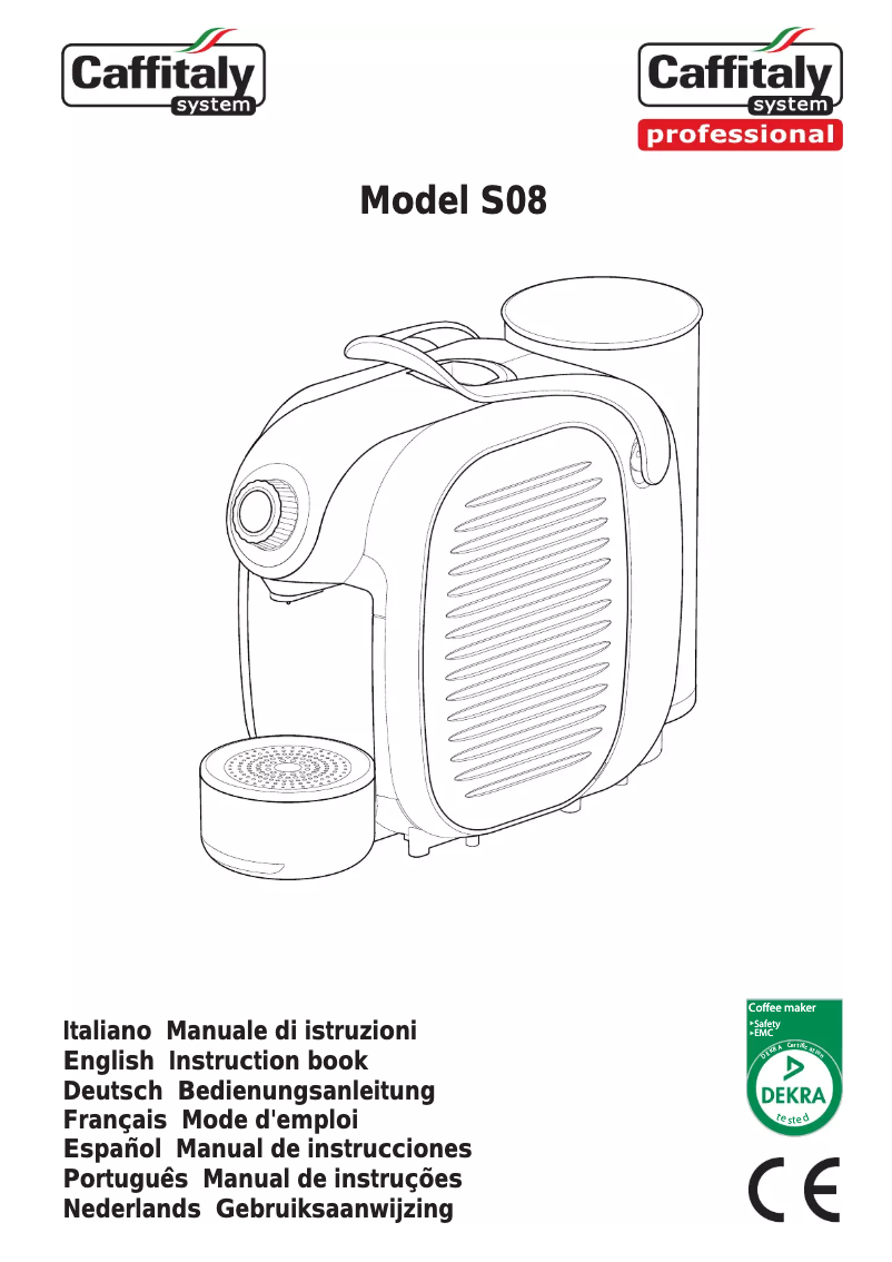 Imagen de la primera página del manual del dispositivo Venus S08