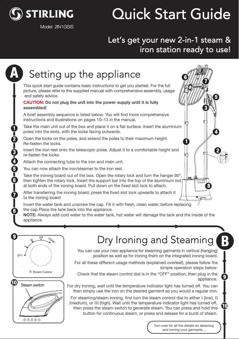 Imagen de la primera página del manual del dispositivo 2IN1GSIS