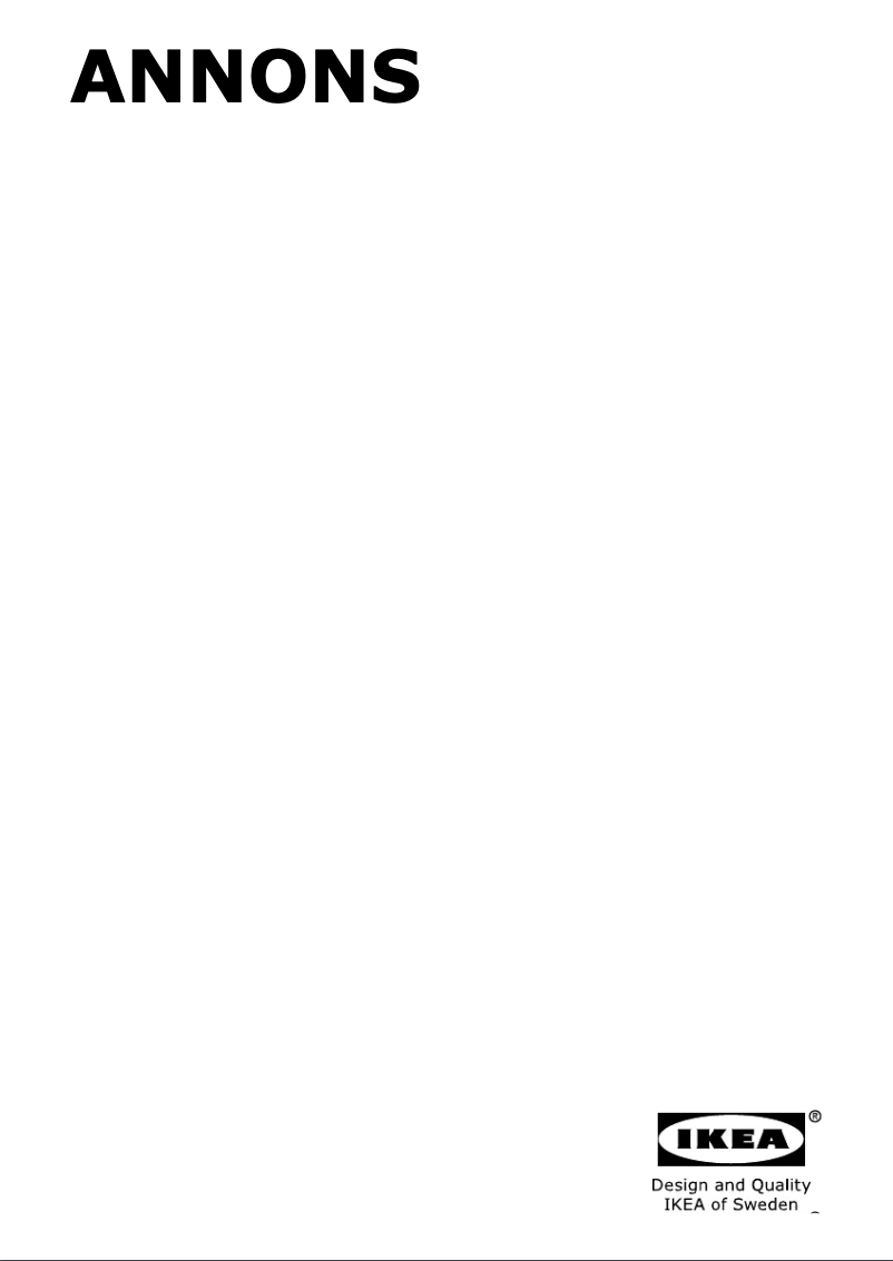 Imagen de la primera página del manual del dispositivo ANNONS