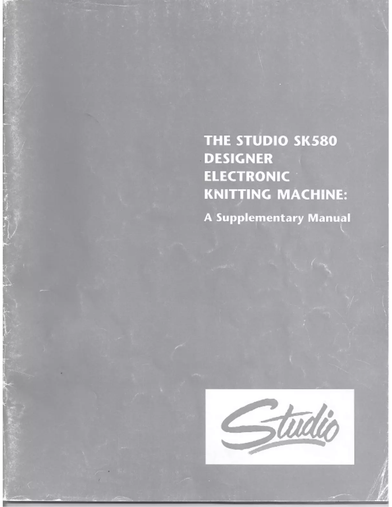 Página 1 del manual Manual de usuario Studio SK580