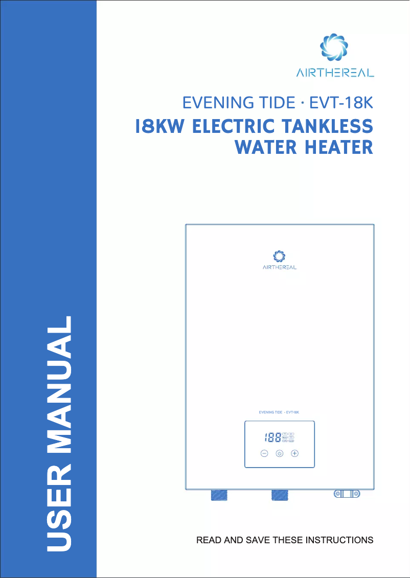 Página 1 del manual Manual de usuario Airthereal Evening Tide EVT-18K