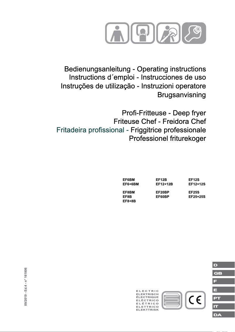 Imagen de la primera página del manual del dispositivo EF12+12B