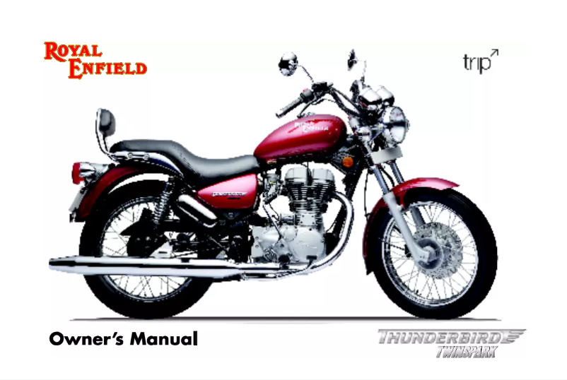 Página 1 del manual Manual de usuario Royal Enfield Thunderbird Twinspark (2010)