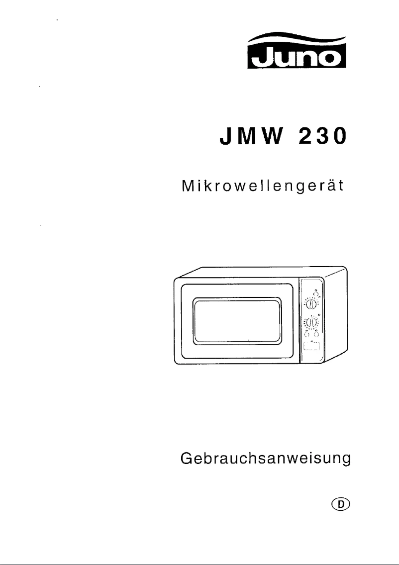 Imagen de la primera página del manual del dispositivo JMW230E