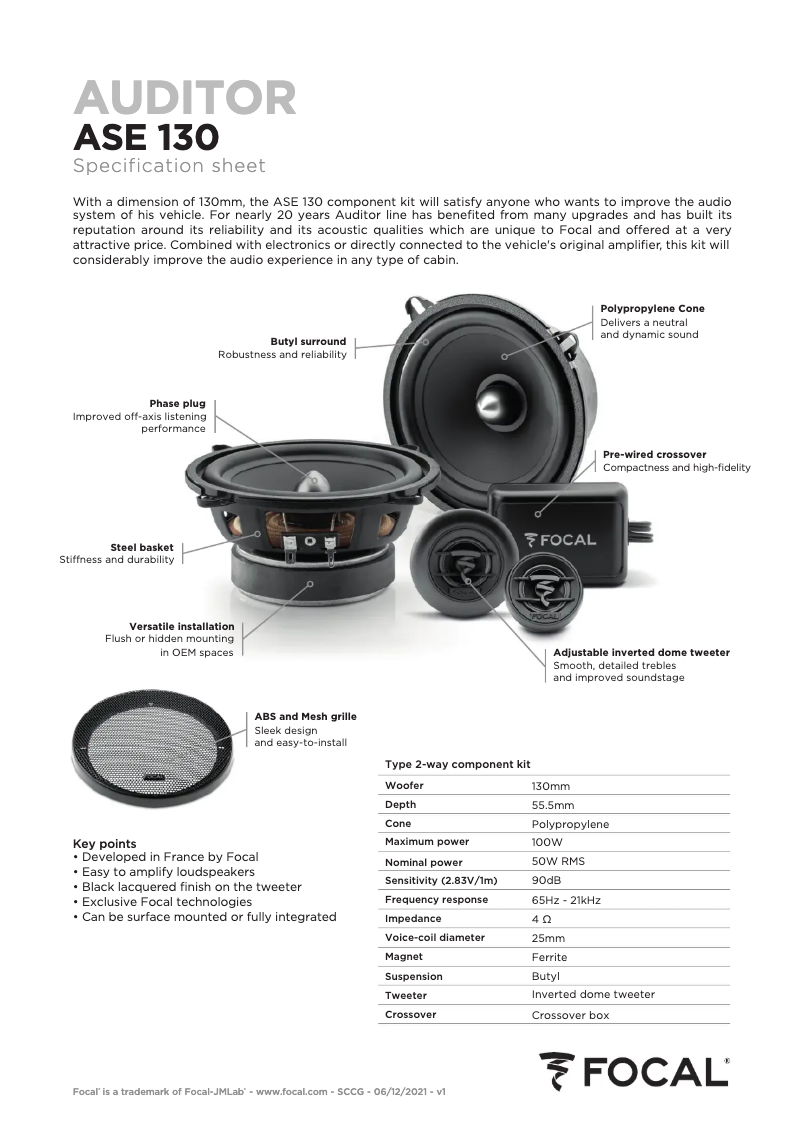 Imagen de la primera página del manual del dispositivo ASE 130