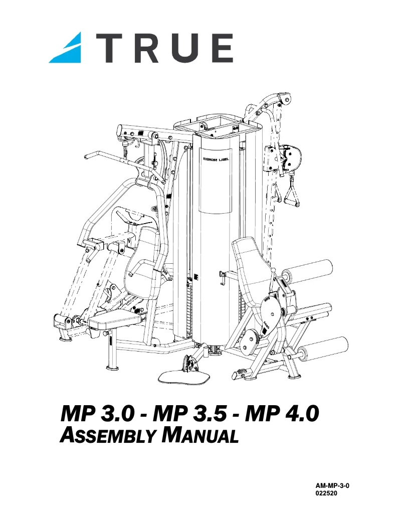 Imagen de la primera página del manual del dispositivo MP 3.0
