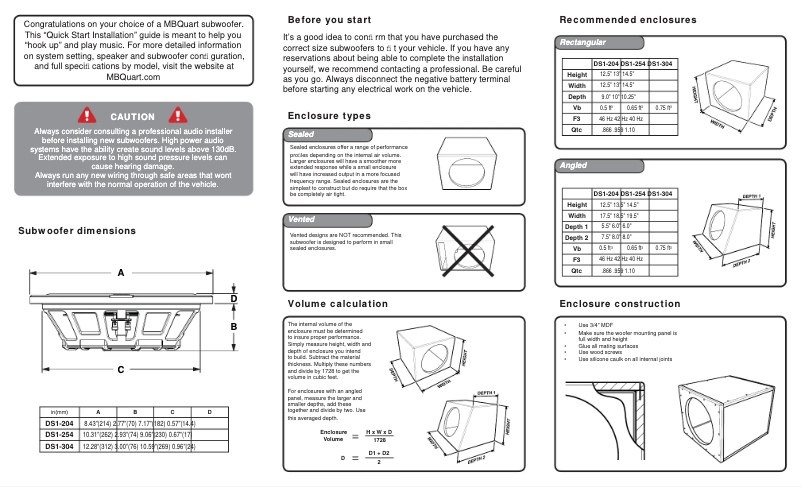 Imagen de la primera página del manual del dispositivo Discus DS1-254