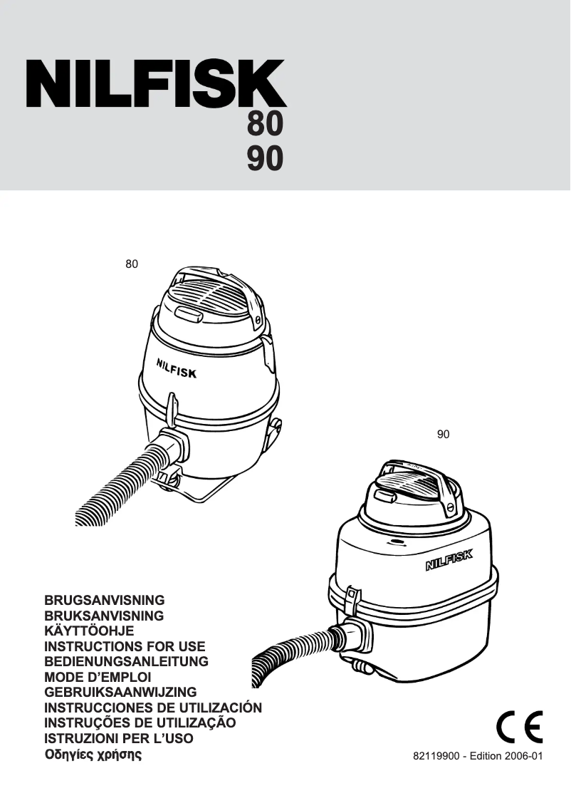 Imagen de la primera página del manual del dispositivo GM 80 C