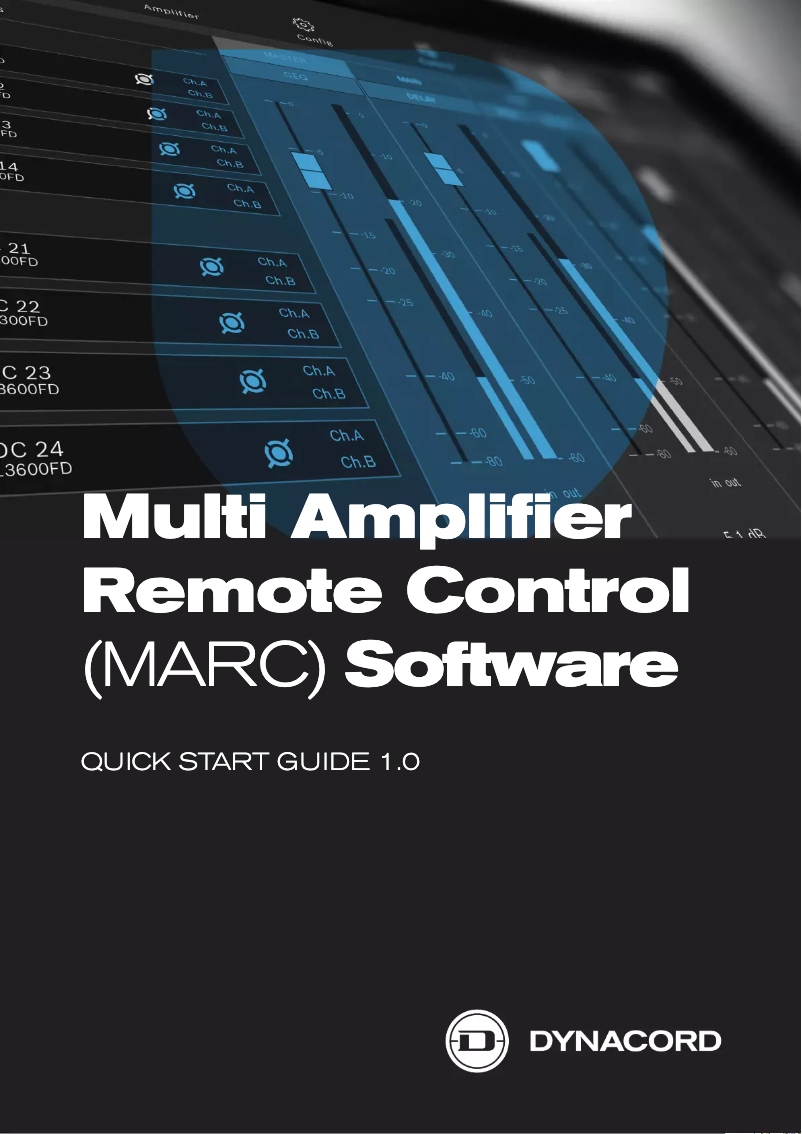 Página 1 del manual Guía de inicio rápido Dynacord C3600FDi