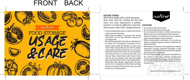 Página 1 del manual Manual de usuario Nutrichef NCCLX5