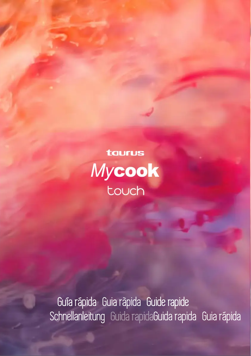 Imagen de la primera página del manual del dispositivo Mycook Touch