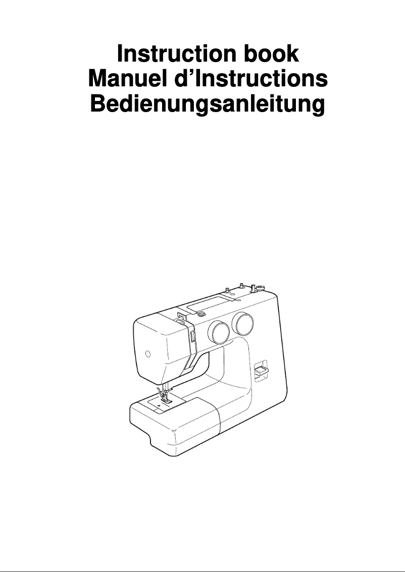 Página 1 del manual Manual de usuario Elna Sew Zebra