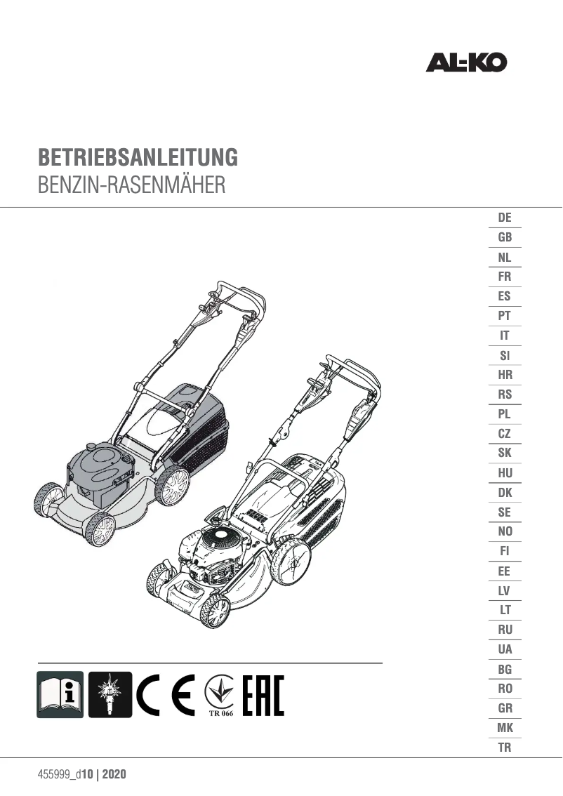 Página 1 del manual Manual de usuario AL-KO SOLO 4852 VS ALU