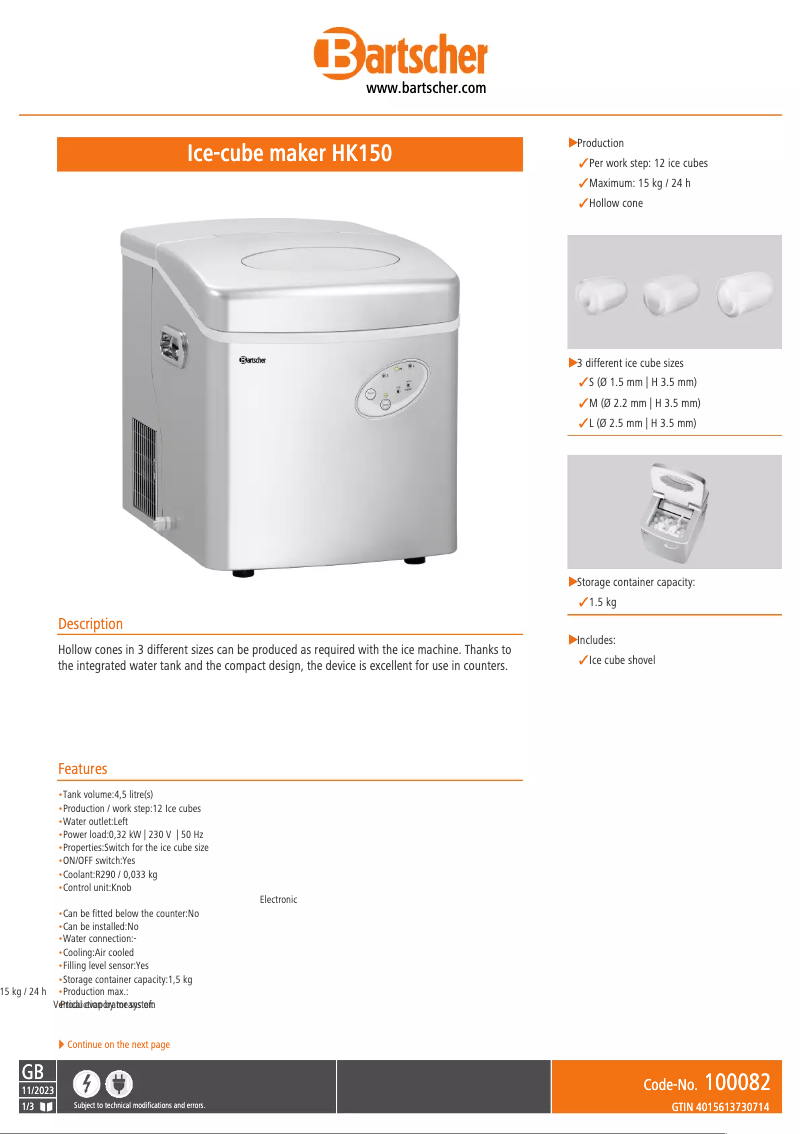 Imagen de la primera página del manual del dispositivo HK150