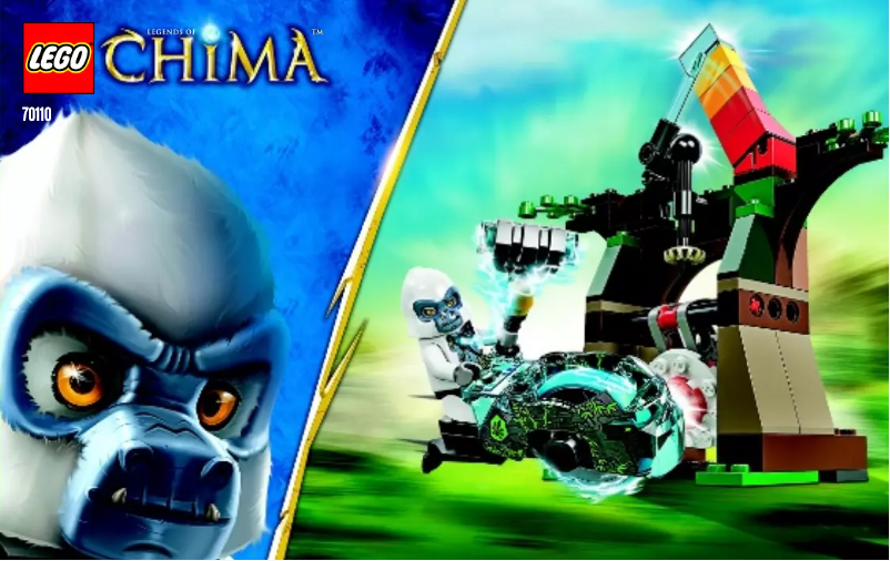 Página 1 del manual Instrucciones visuales Lego 70110