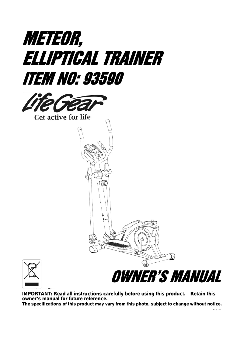 Imagen de la primera página del manual del dispositivo Meteor 93590