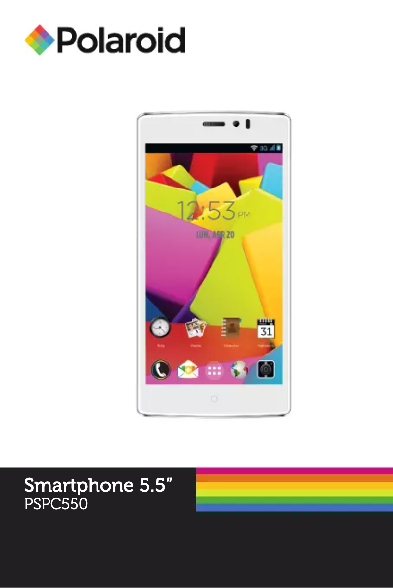 Imagen de la primera página del manual del dispositivo PSPC550