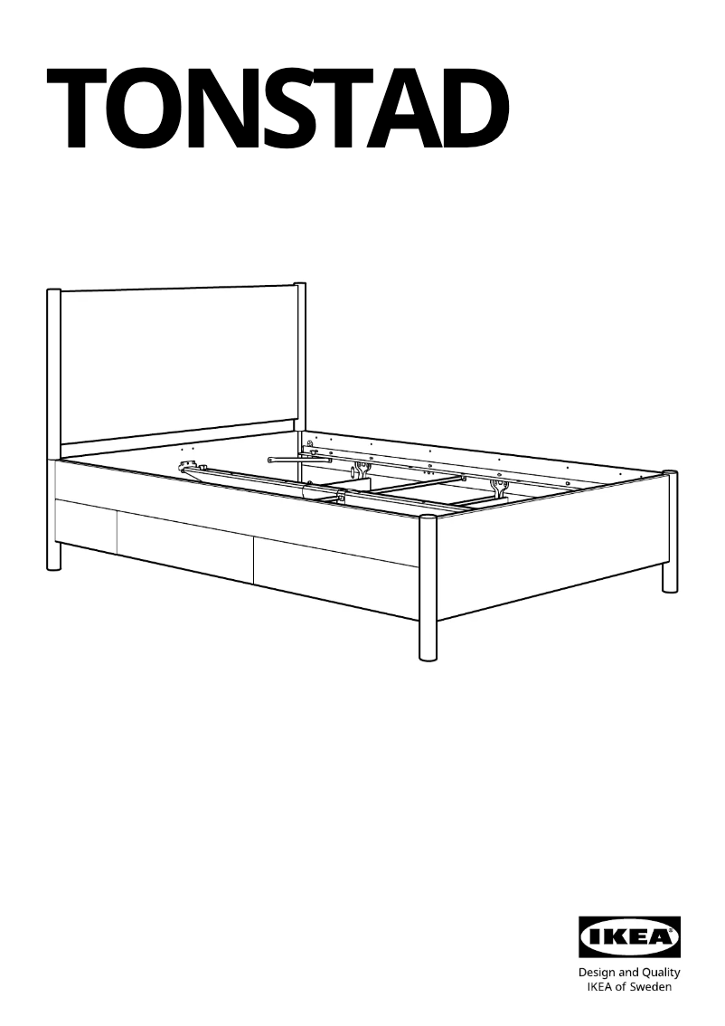 Página 1 del manual Manual de usuario Ikea TONSTAD 104.890.90