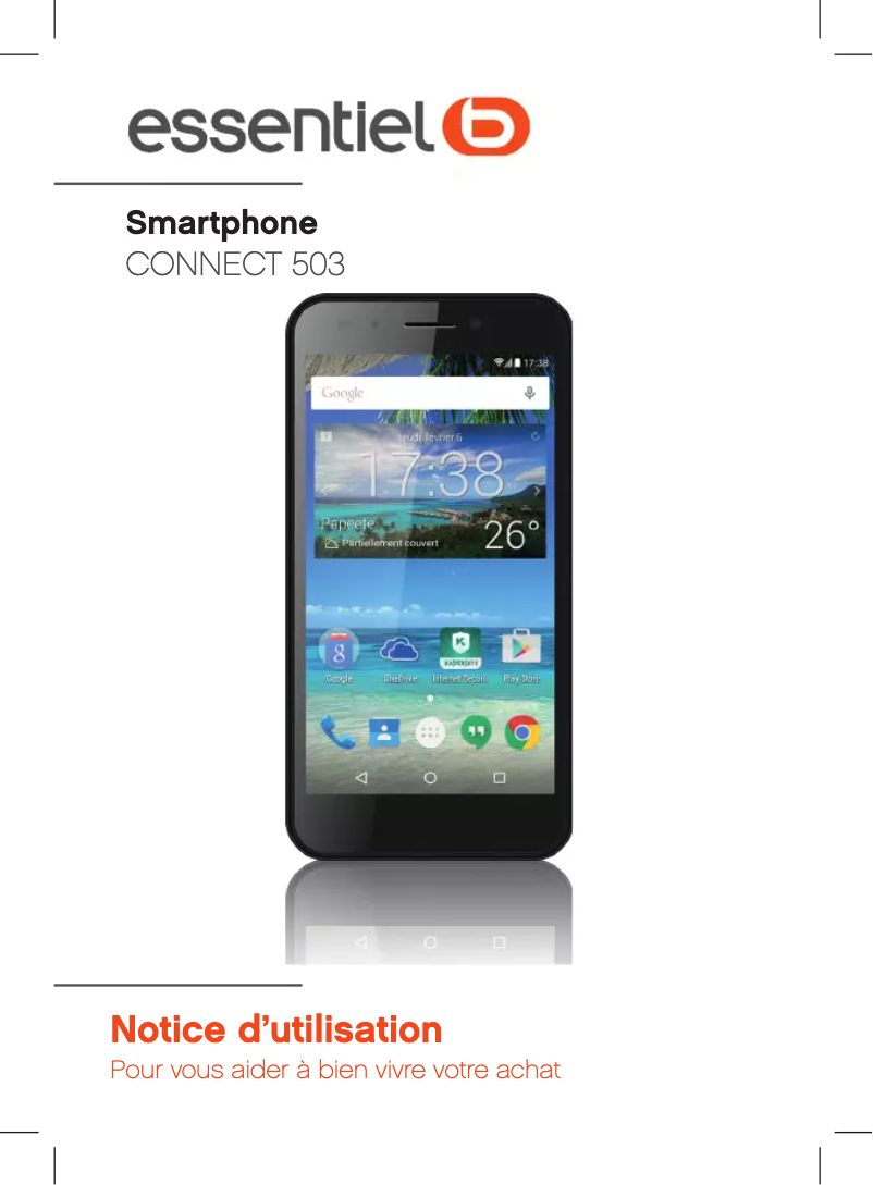 Imagen de la primera página del manual del dispositivo Connect 503