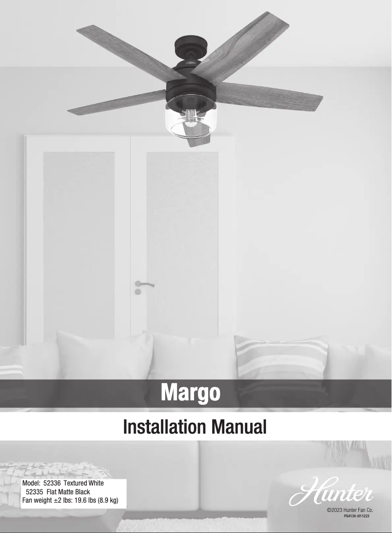 Página nº 1 - Manual de usuario Hunter Margo