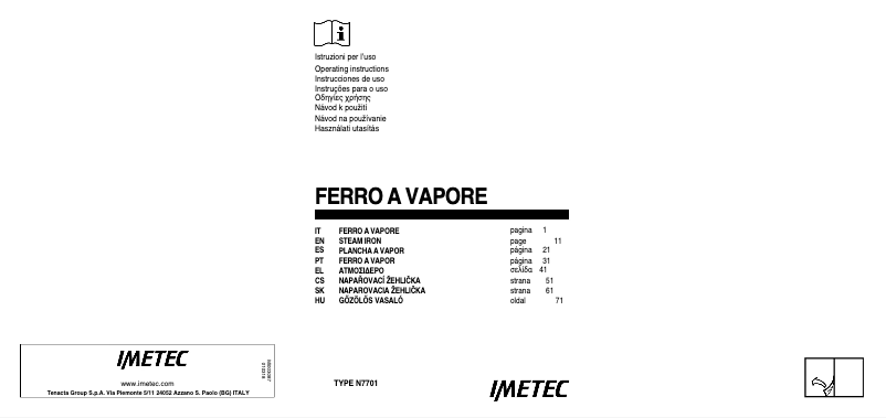 Imagen de la primera página del manual del dispositivo ZeroCalc Z1 2500