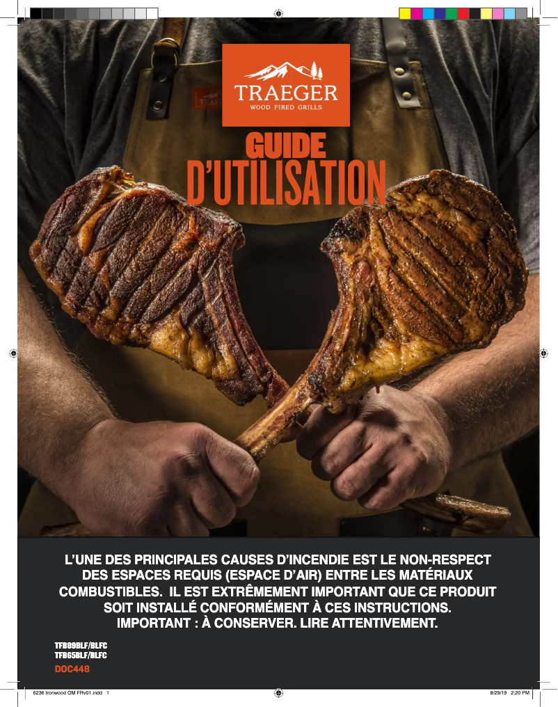 Página 1 del manual Manual de usuario Traeger Ironwood 885