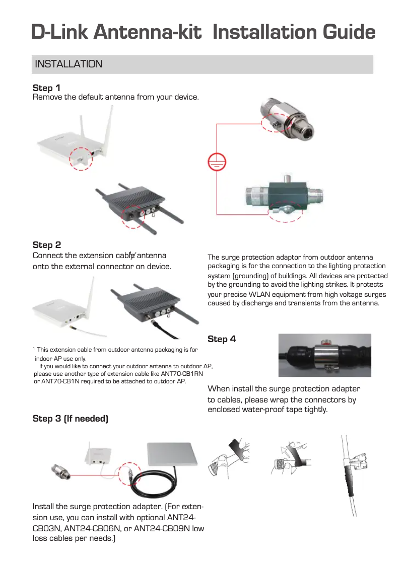 Imagen de la primera página del manual del dispositivo ANT70-CB1RN