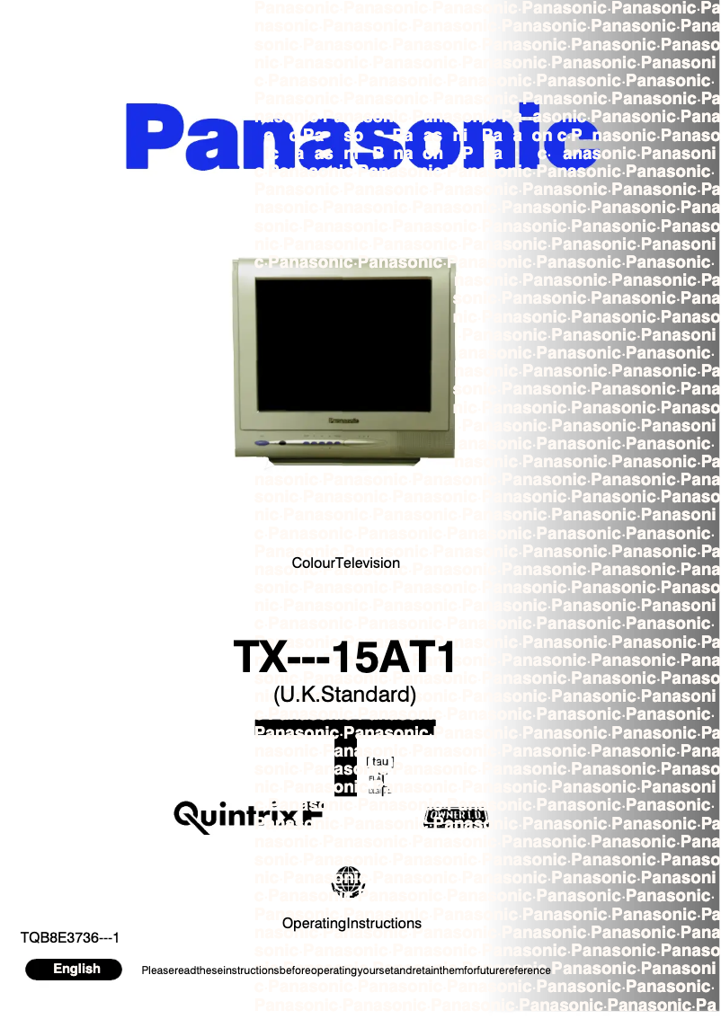 Imagen de la primera página del manual del dispositivo TX-15TA1