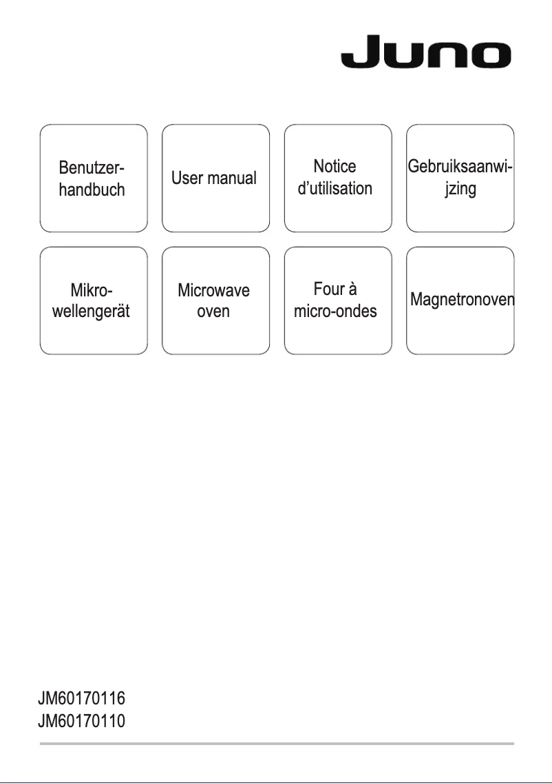 Imagen de la primera página del manual del dispositivo JM60170110