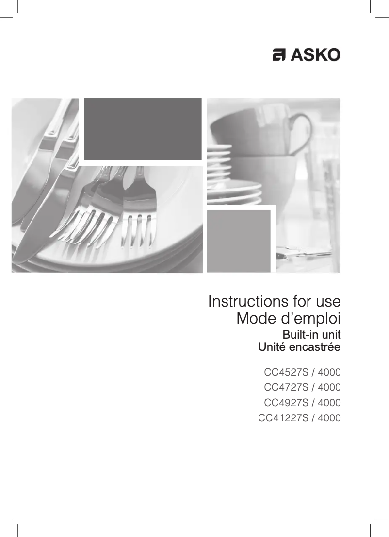 Imagen de la primera página del manual del dispositivo CC4527S