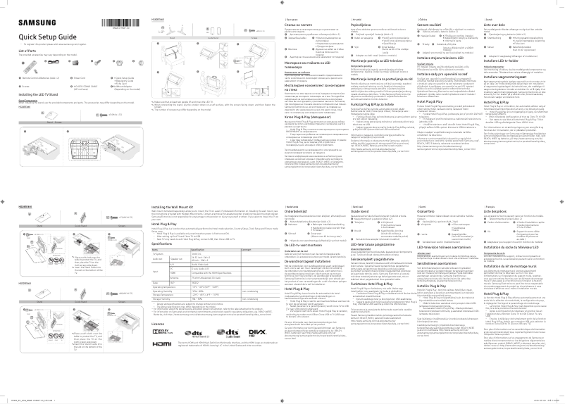 Imagen de la primera página del manual del dispositivo HG24EE460AK