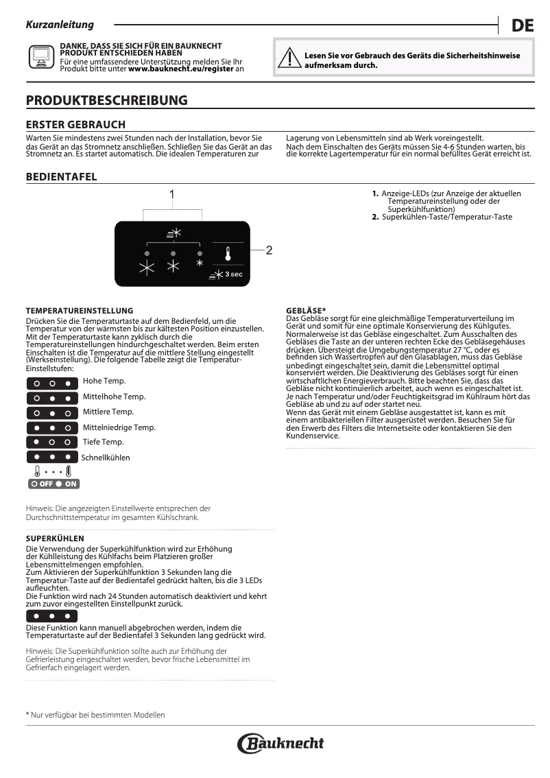 Imagen de la primera página del manual del dispositivo KGSF 202G IN 2