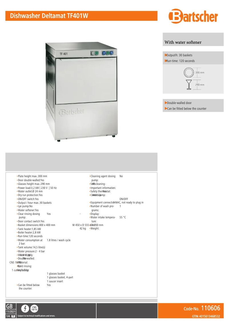 Imagen de la primera página del manual del dispositivo TF401W