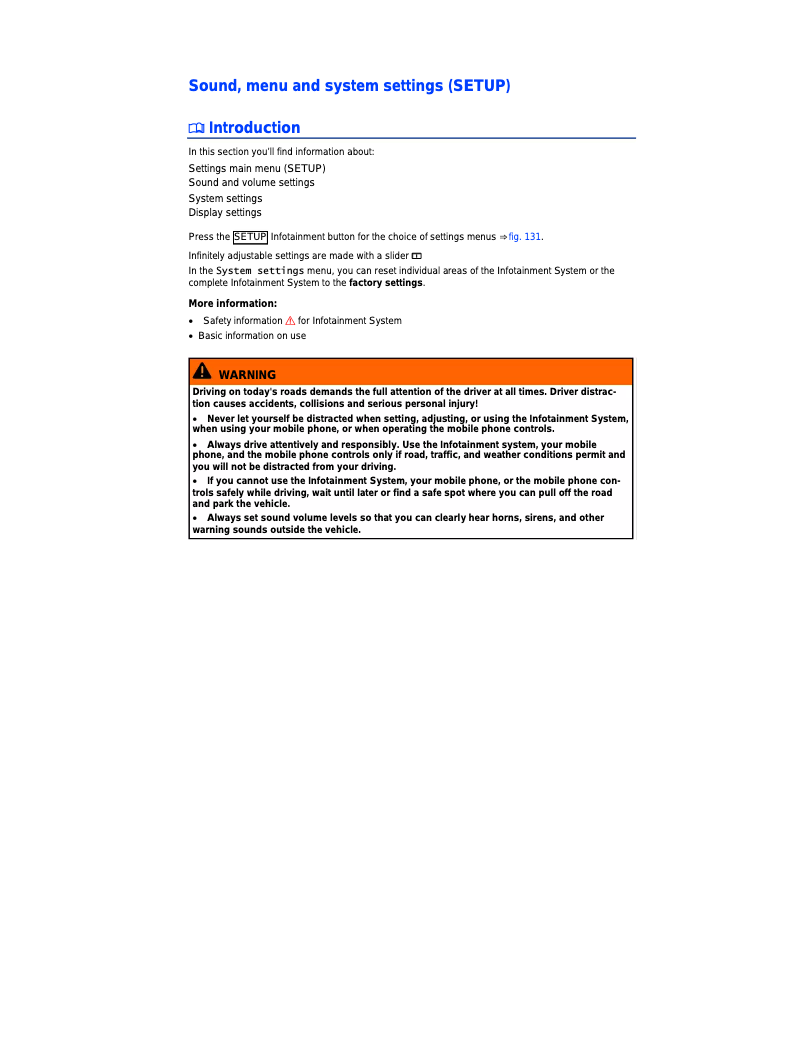 Imagen de la primera página del manual del dispositivo Touareg (2015)
