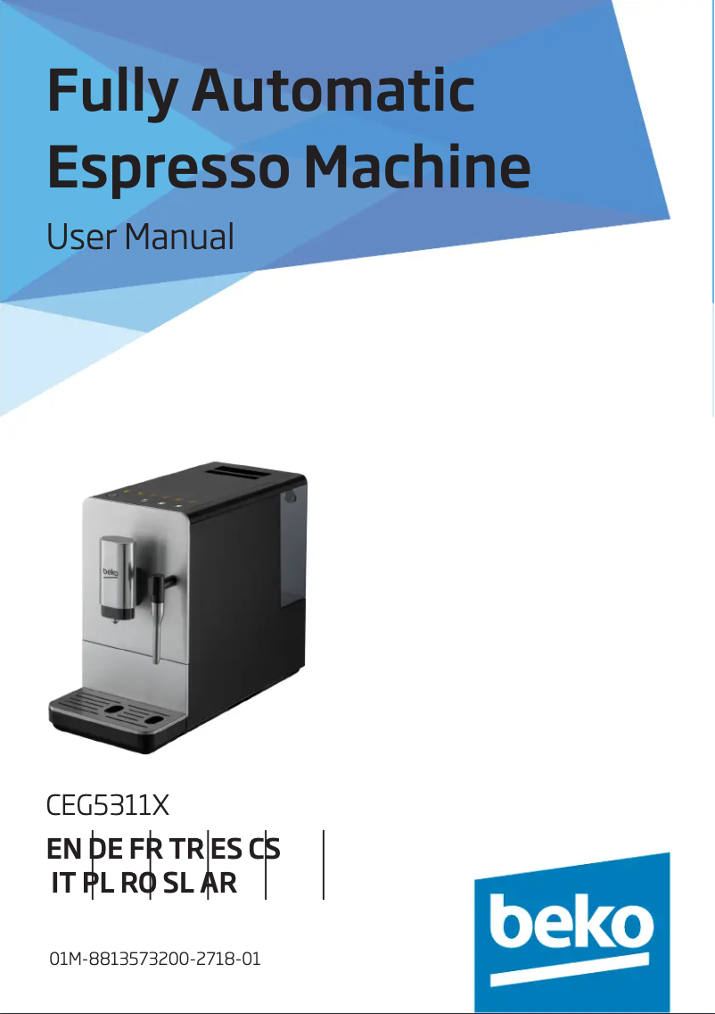 Página 1 del manual Manual de usuario Beko CEG5311