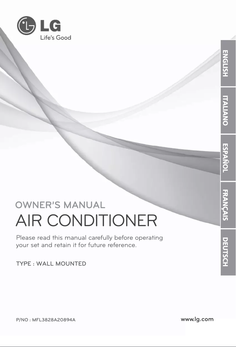 Página 1 del manual Manual de usuario LG ASNC1865DM0