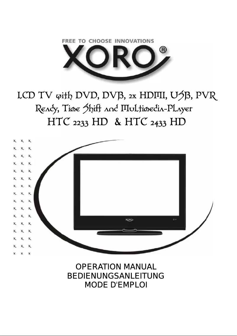 Imagen de la primera página del manual del dispositivo HTC 2433 HD