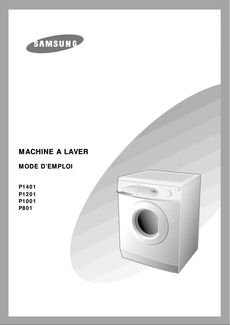 Página 1 del manual Manual de usuario Samsung P801