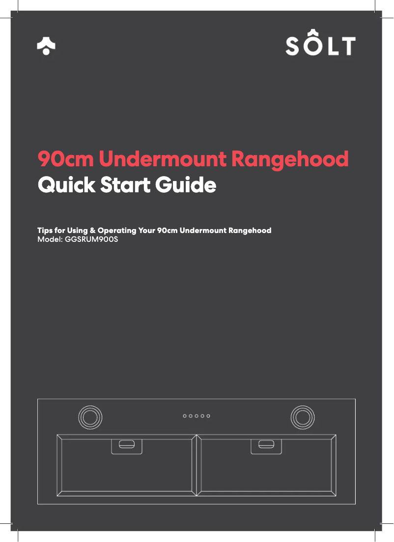 Página 1 del manual Guía de inicio rápido Sôlt GGSRUM900S