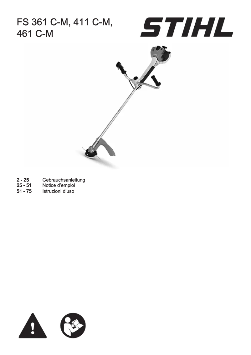 Página 1 del manual Manual de usuario Stihl FS 411 C-EM