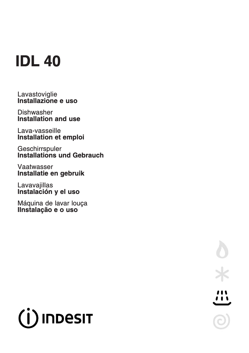 Imagen de la primera página del manual del dispositivo IDL 40 EU.C