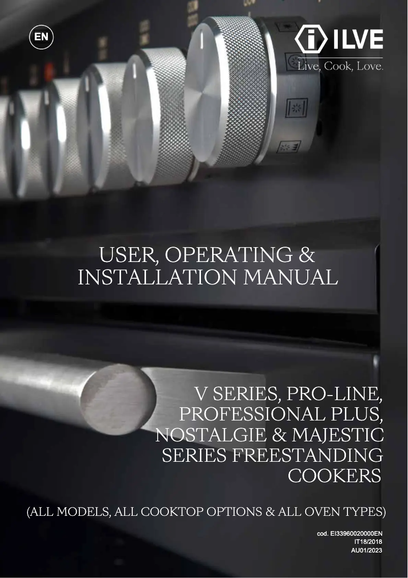 Página nº 1 - Manual de usuario Ilve M12SDNE3