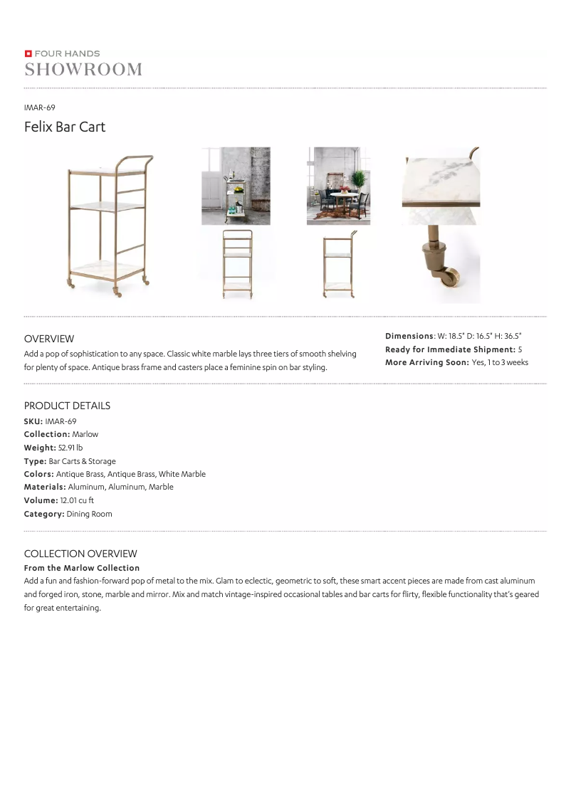 Página 1 del manual Manual de usuario Four Hands IMAR-69