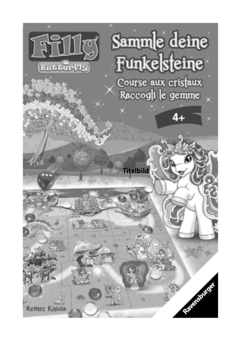Imagen de la primera página del manual del dispositivo Filly Butterfly Sammle deine Funkelsteine