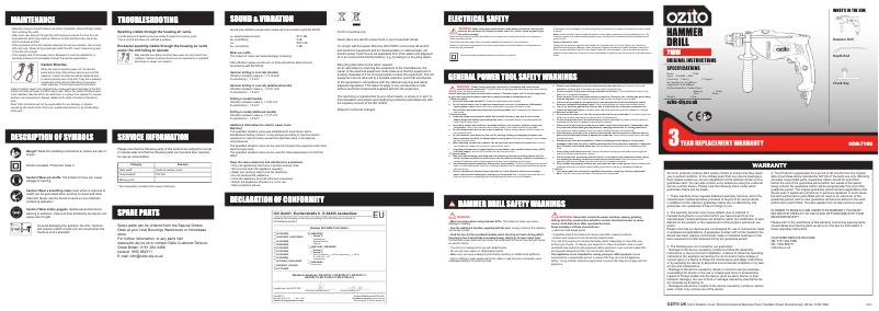 Imagen de la primera página del manual del dispositivo HDR-710U
