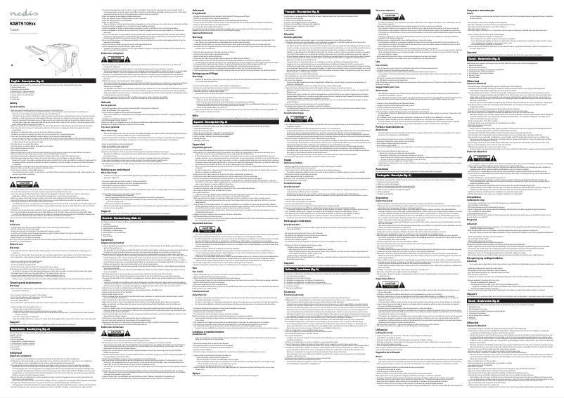 Página 1 del manual Manual de usuario Nedis KABT510EGY