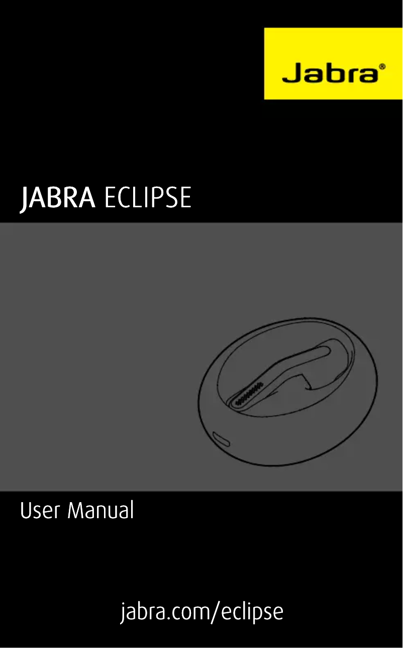 Página nº 1 - Manual de usuario Jabra Eclipse
