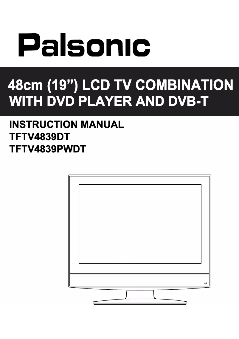 Imagen de la primera página del manual del dispositivo TFTV4839DT
