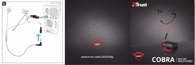 Página 1 del manual Manual de usuario Trust Cobra GXT 408